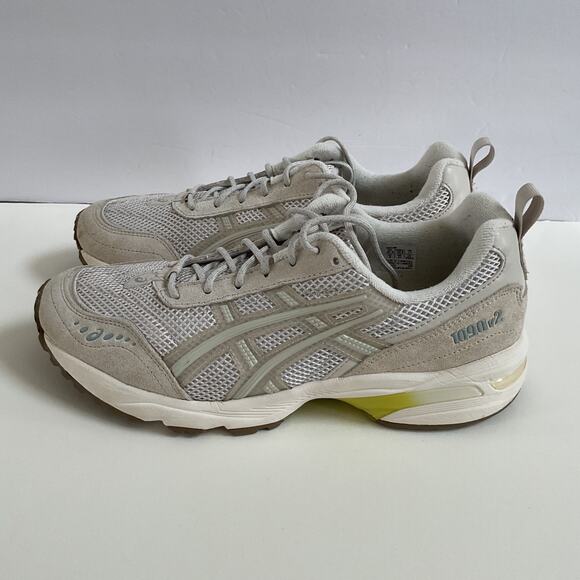 ASICS GEL-1090V2 Sneakers Women's Sz 11 1202A480 Smoke Grey Shoes Gym Running - Picture 1 of 10